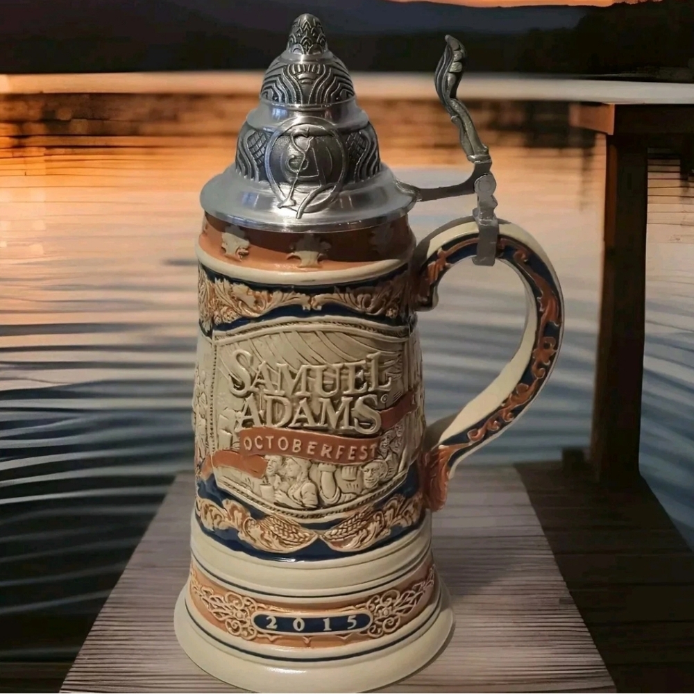 Samuel Adams 2015 Octoberfest Limited Edition Beer Stein Collectible Limited EUC